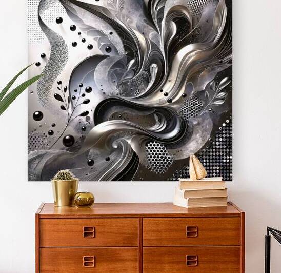 Metallic Abstract by Byron Johnson