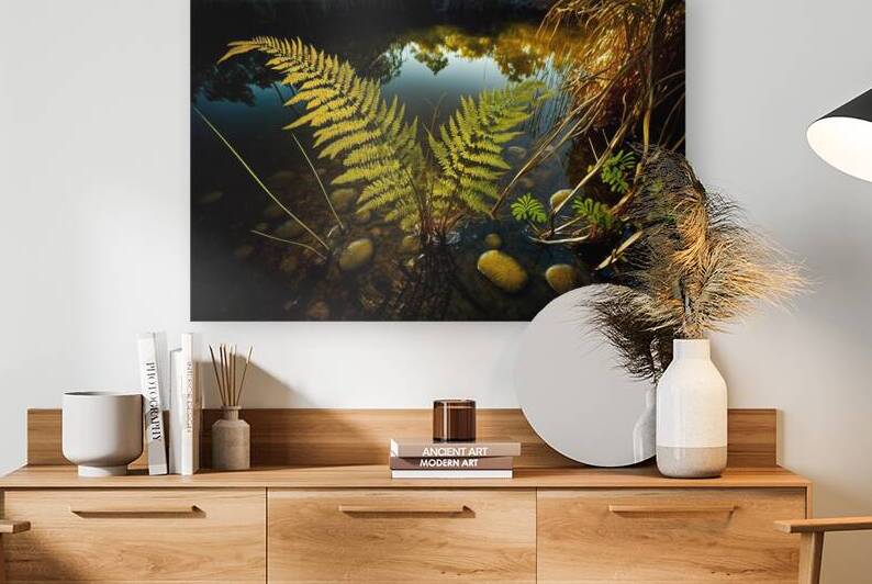 Golden Ferns by Vythryd Arts