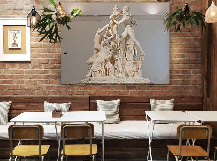 Farnese Bull Sculpture in the National Archaeological Museum of  by Paolo Modena