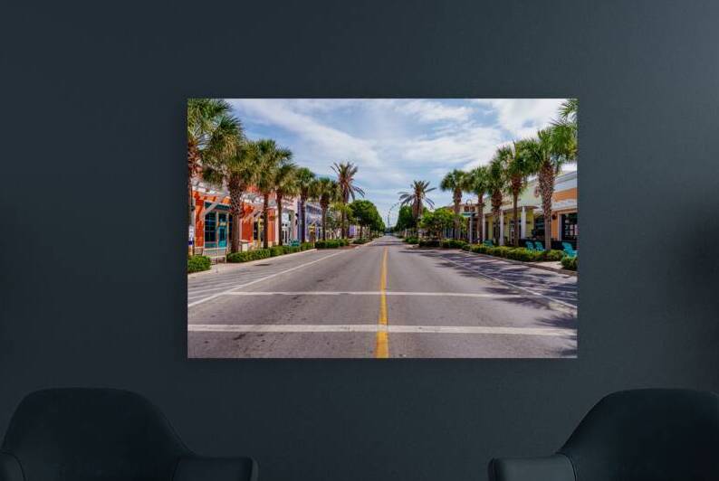 Middle Of Panama Pier Park Street by Jennifer White