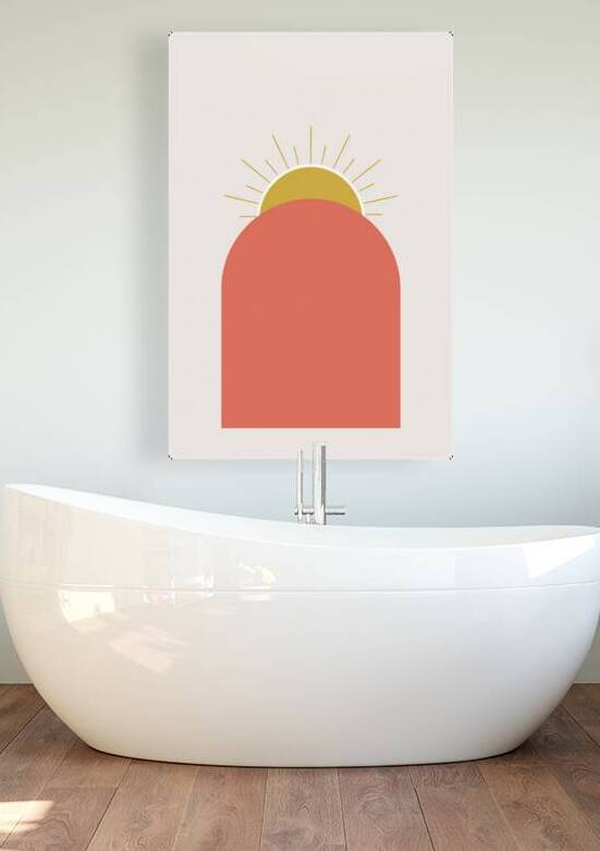 Boho arch sunrise by Micheal david