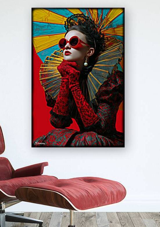 Lady in red FA 25 2x3  11 by Ksavera ART