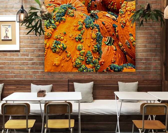 Warty Orange Pumpkins with Bumps by Bill Swartwout Photography