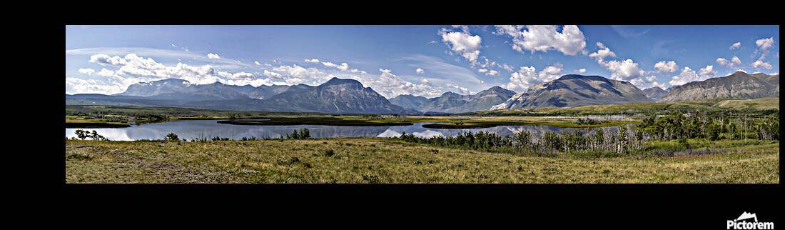 At the Base of the Rockies - Panorama by Marc Gilbert Photography