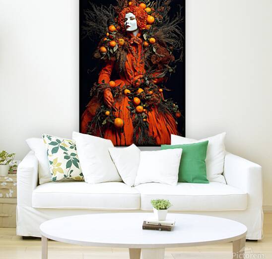 Lady orange FA 25 2x3  41 by Ksavera ART