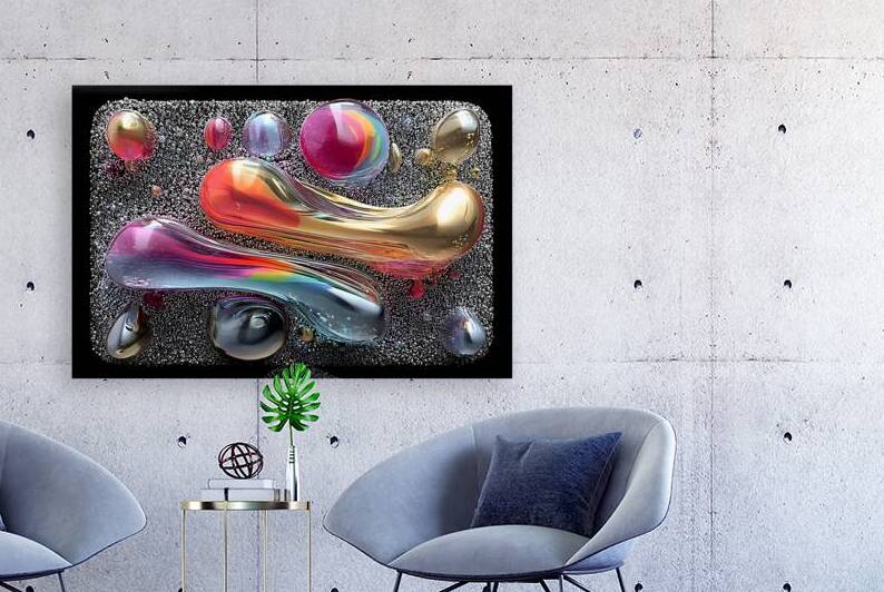 Space Jelly – Cosmic Surrealism Art Print by Savage Art Prints