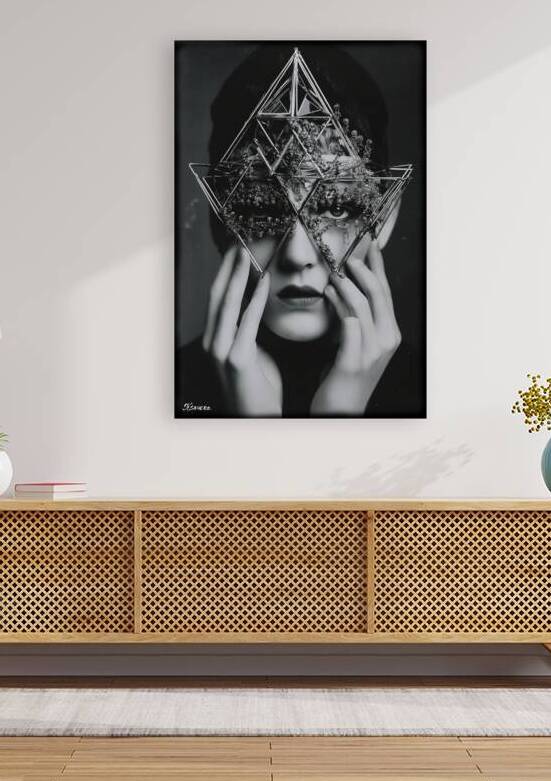 Futuristic portrait FA 25 2x3  92 by Ksavera ART