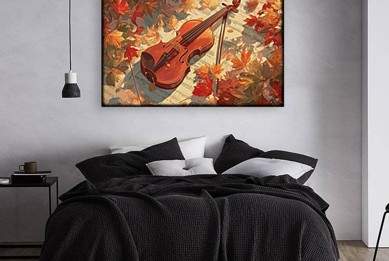 Violin FA 25 2x3  87 by Ksavera ART