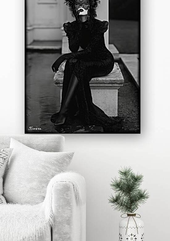 Portrait of lady FA 25 2x3  132 by Ksavera ART