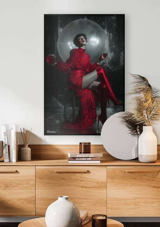 Lady in red FA 25 2x3  205 by Ksavera ART