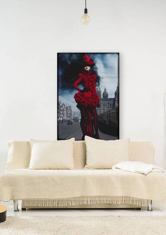 Lady in red FA 25 2x3  217 by Ksavera ART