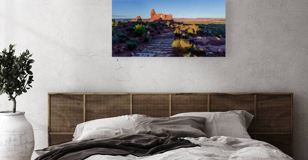 Morning Sunlight Turret Arch Pano by Jennifer White