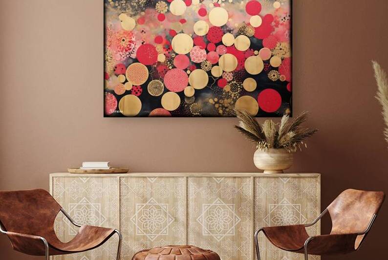 Japanese floral art FA 25 2x3  473 by Ksavera ART