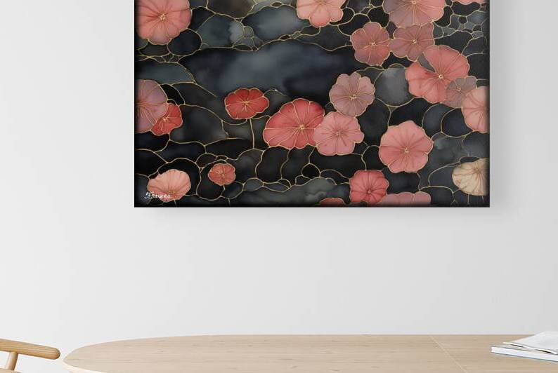 Japanese floral art FA 25 2x3  441 by Ksavera ART