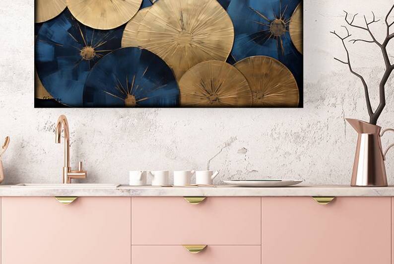 Japanese abstract art FA 25 2x3  472 by Ksavera ART