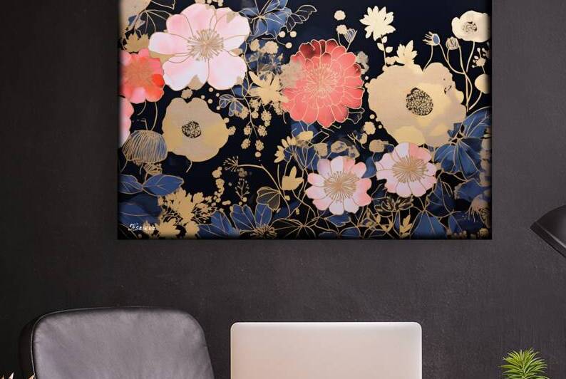 Japanese floral art FA 25 2x3  479 by Ksavera ART