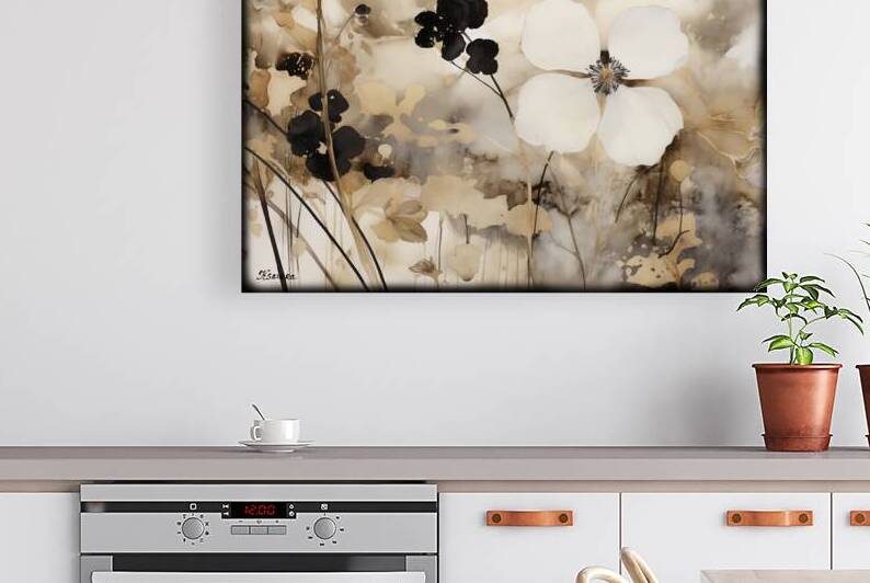 Japanese floral art FA 25 2x3  455 by Ksavera ART