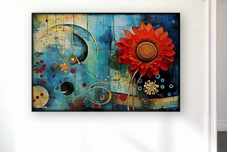 Japanese floral art FA 25 2x3  459 by Ksavera ART