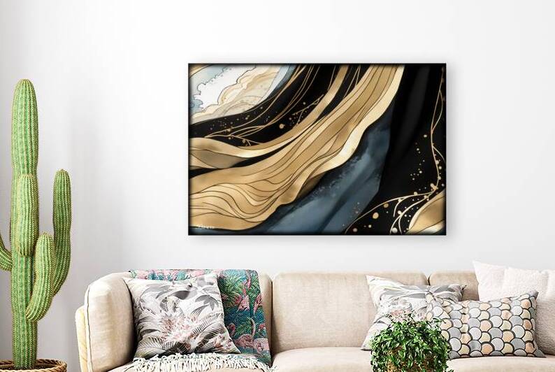 Japanese abstract art FA 25 2x3  448 by Ksavera ART