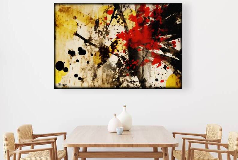 Japanese abstract art FA 25 2x3  460 by Ksavera ART