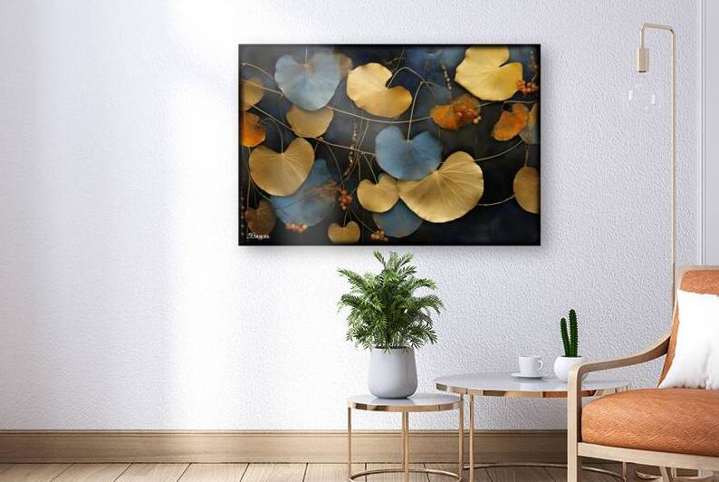 Japanese abstract art FA 25 2x3  446 by Ksavera ART