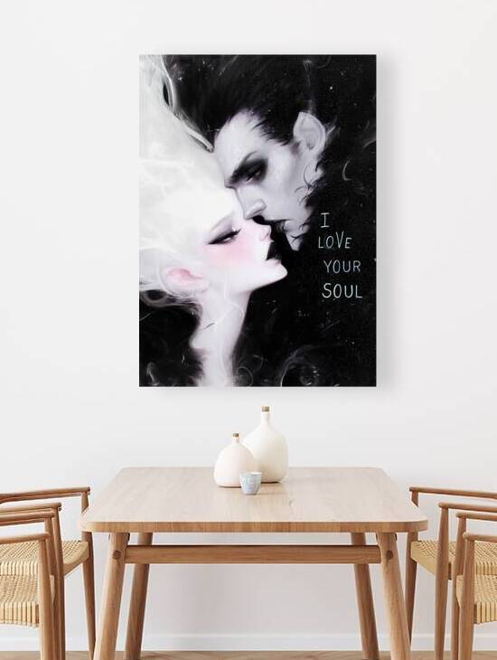 I Love Your Soul – Dark Romantic Fantasy Art by Anne Laure GOUPIL