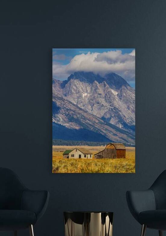 Historic Homestead Grand Teton Mountain Legacy by Bo Insogna