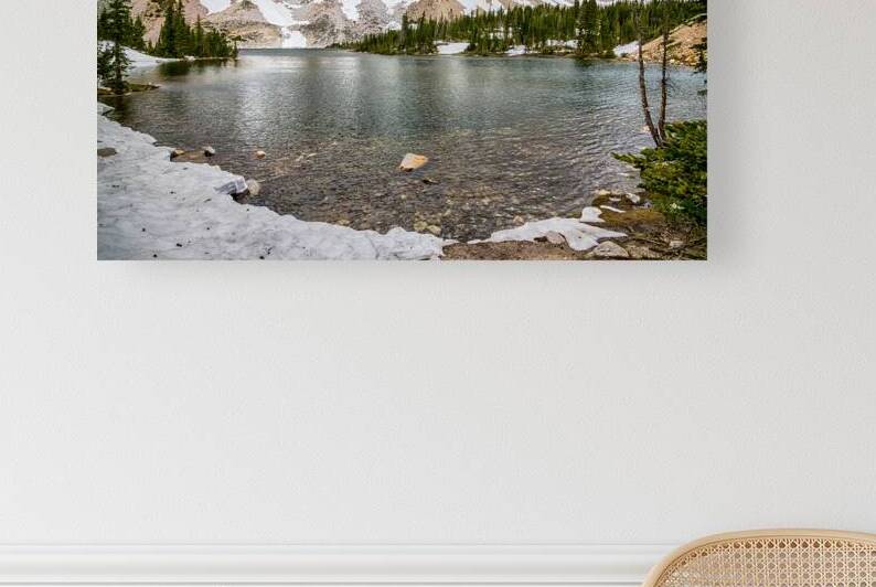 Mountain Majesty Medicine Bow Peak Reflection by Bo Insogna