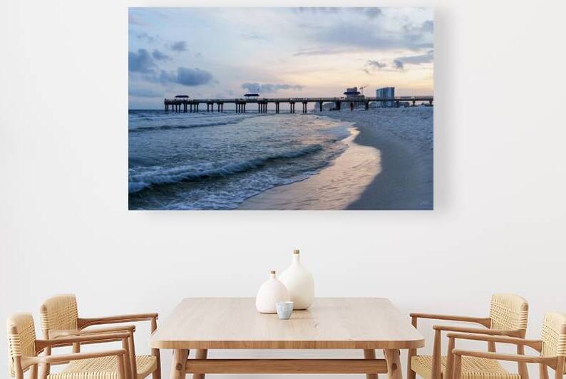 Orange Beach Wet Sand Glare by Jennifer White