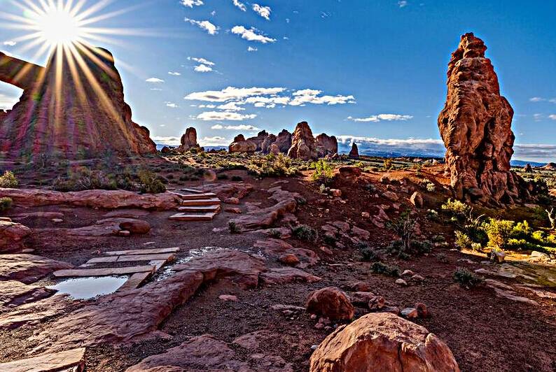 Windows Primitive Loop Hike Utah by Jennifer White