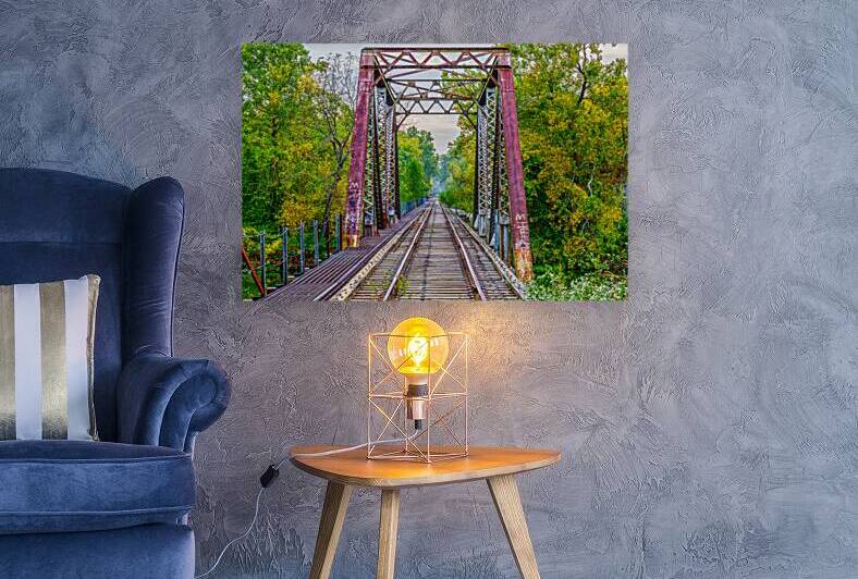 Autumn Railroad Crossing At Lake Springfield by Jennifer White