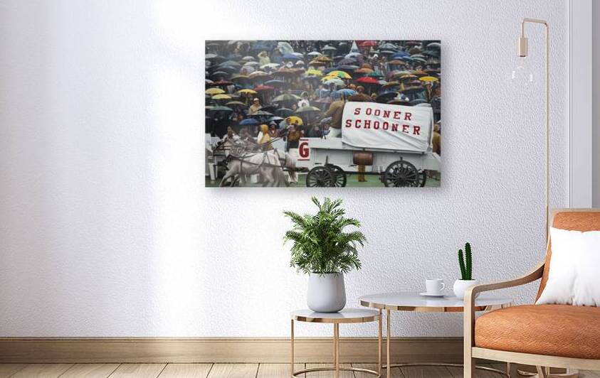 Rainy Day at Owen Field by Row One Brand