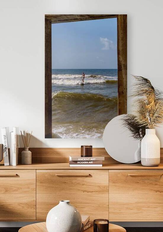Orange Beach Surfer Pier Framed by Jennifer White