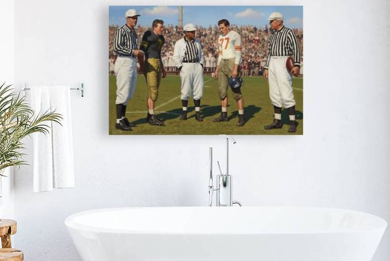 1944 Missouri Tigers vs. Kansas Jayhawks Coin Toss by Row One Brand