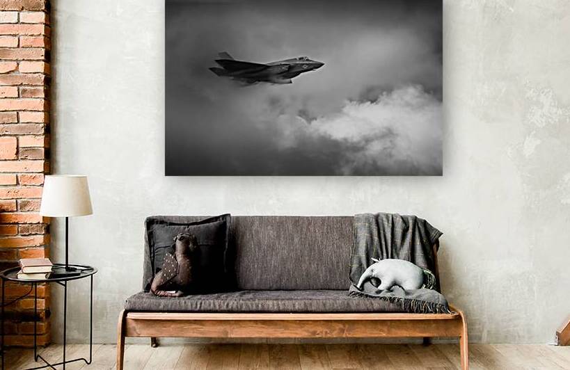 Oceana Air Show F-35 Clouds 1 by Norma Brandsberg Photography