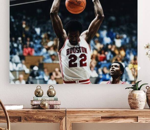 Clyde Drexler Houston Cougars Dunk by Row One Brand