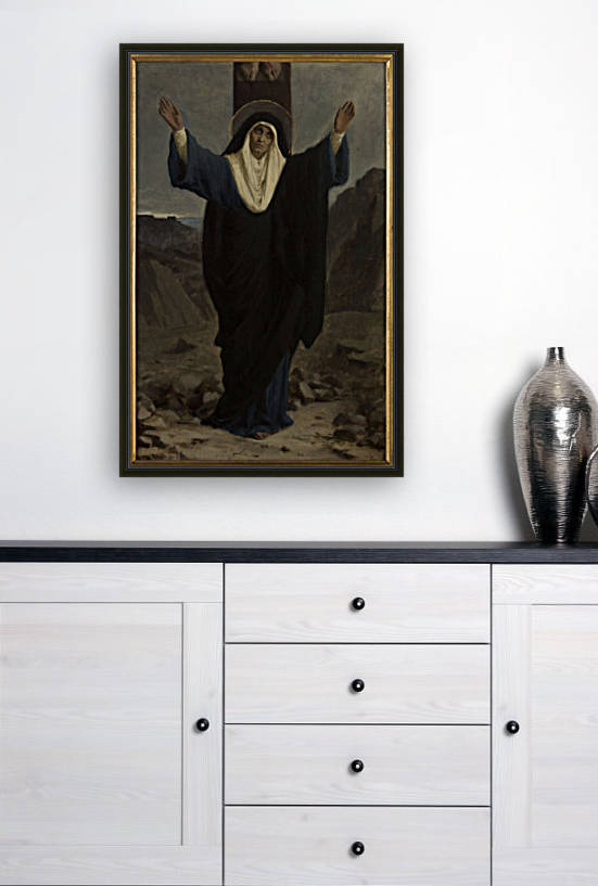 Esquisse pour l eglise de Bagnolet Mater dolorosa by Pierr Fritel