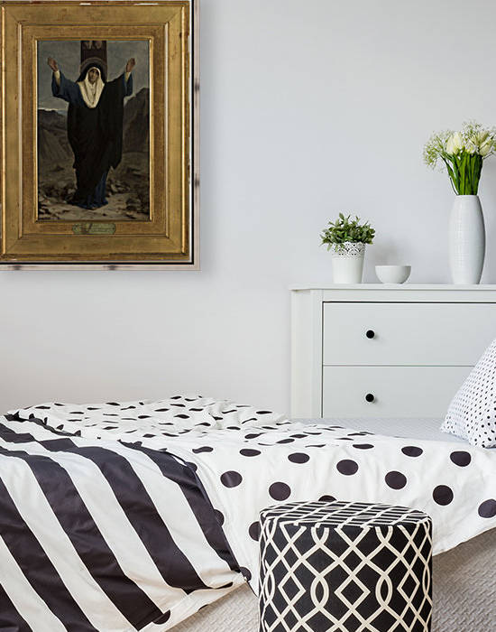 Esquisse pour l eglise de Bagnolet Mater dolorosa by Pierr Fritel