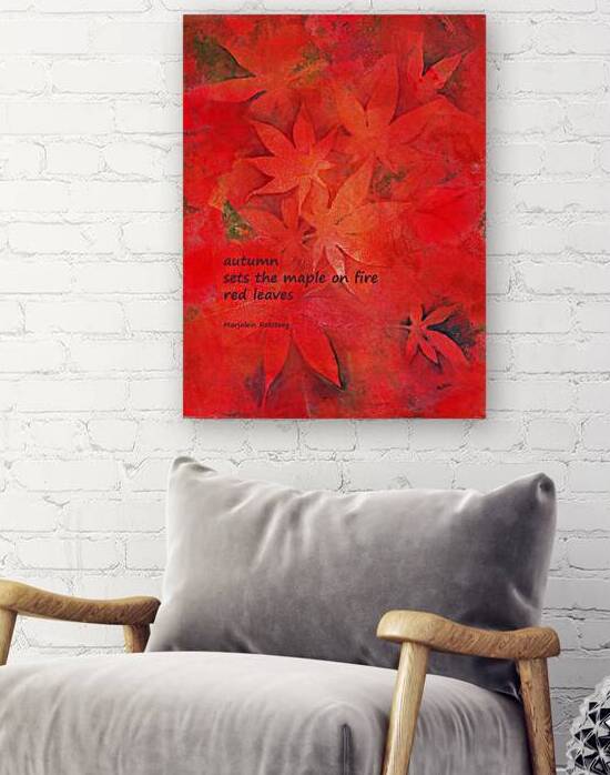 Maple on fire haiku by Karen Kaspar
