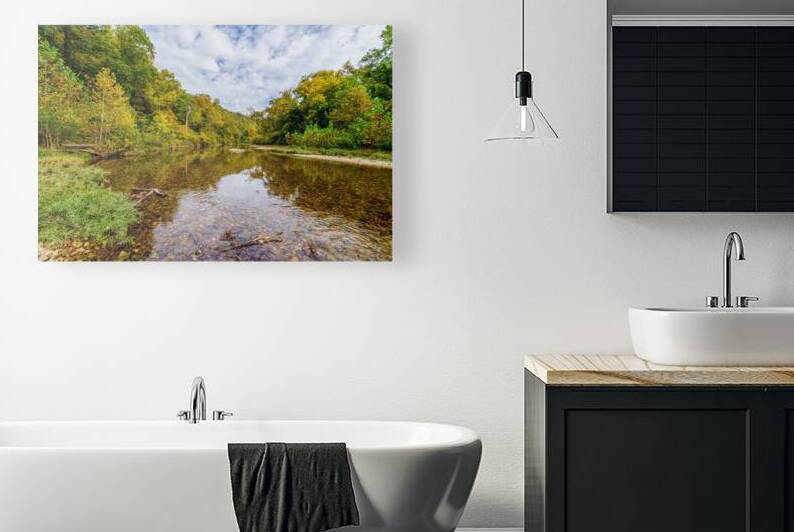 Autumn Reflections On Spring Creek by Jennifer White