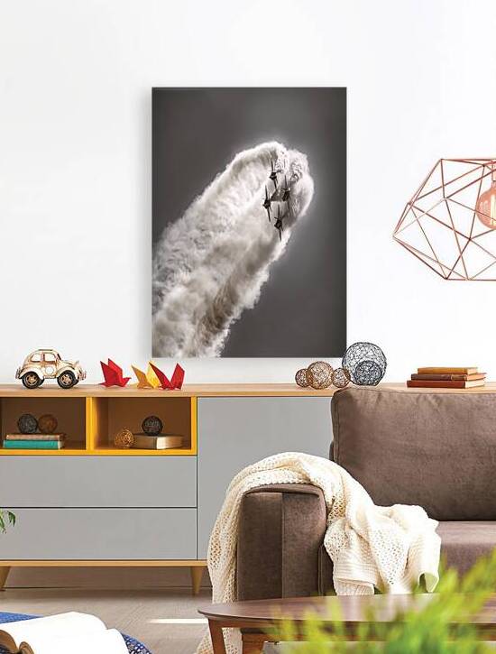 Blue Angels in Barrel Roll Formation by Norma Brandsberg Photography