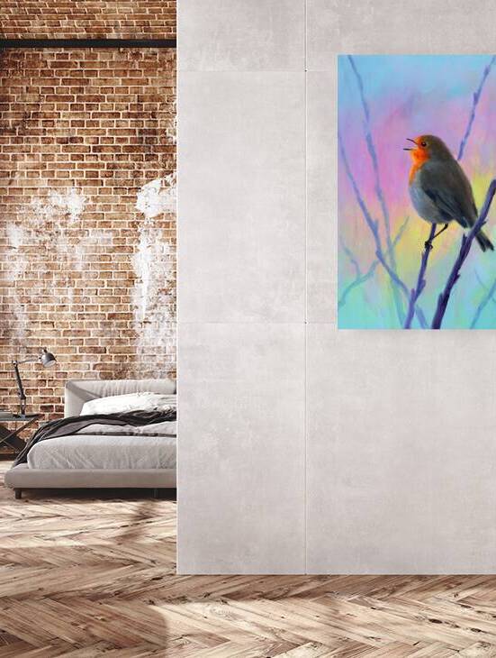 A new day acrylic painting by Karen Kaspar