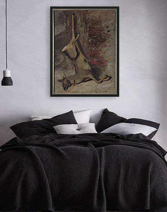 Le chevreuil by Gustave Courbet