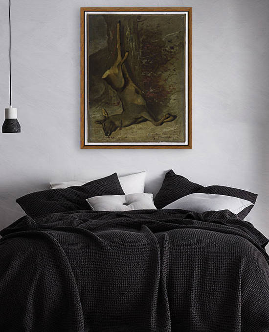 Le chevreuil by Gustave Courbet