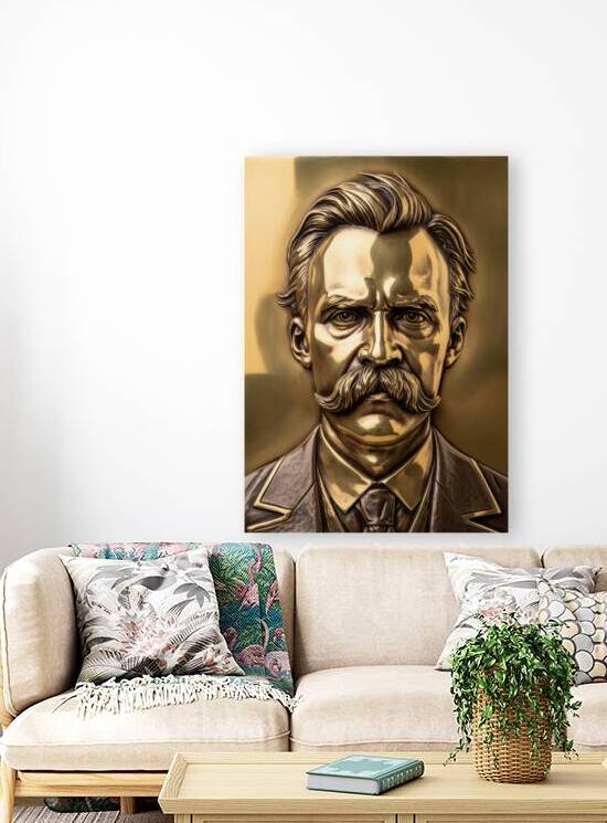 Friedrich Nietzsche: The Gilded Iconoclast by Sumer Paintings