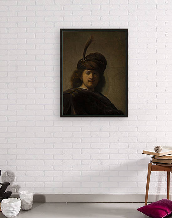 Portrait de l artiste en costume oriental by Rembrandt