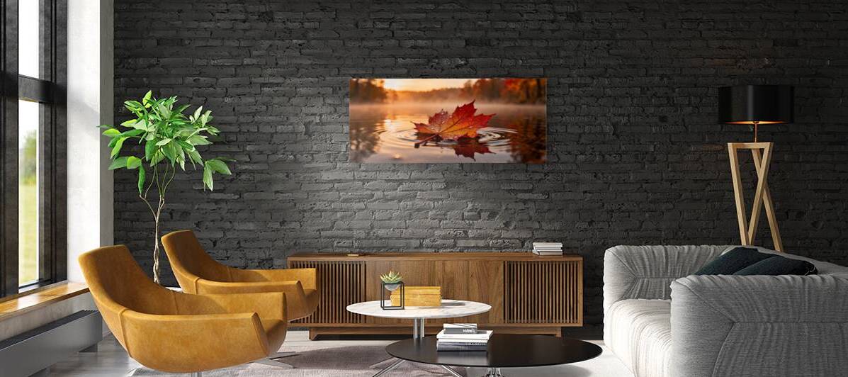 Stillness in Autumn by MotivatePrints