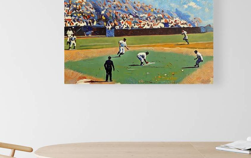 Rounding Third on a Sunny Day by Row One Brand