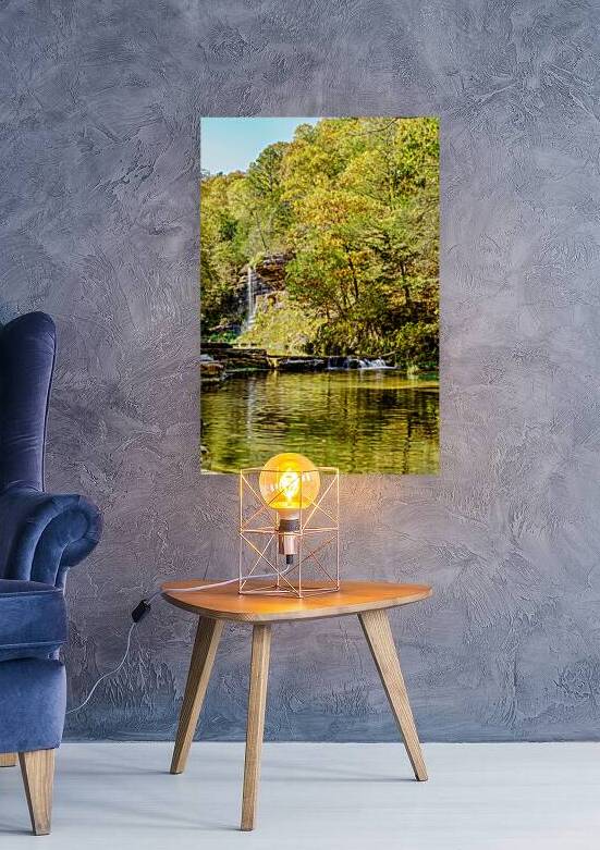 Flowing Waters Golden Leaves by Jennifer White