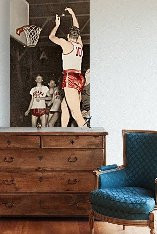 1945 Indiana Hoosiers Jump Shot by Row One Brand